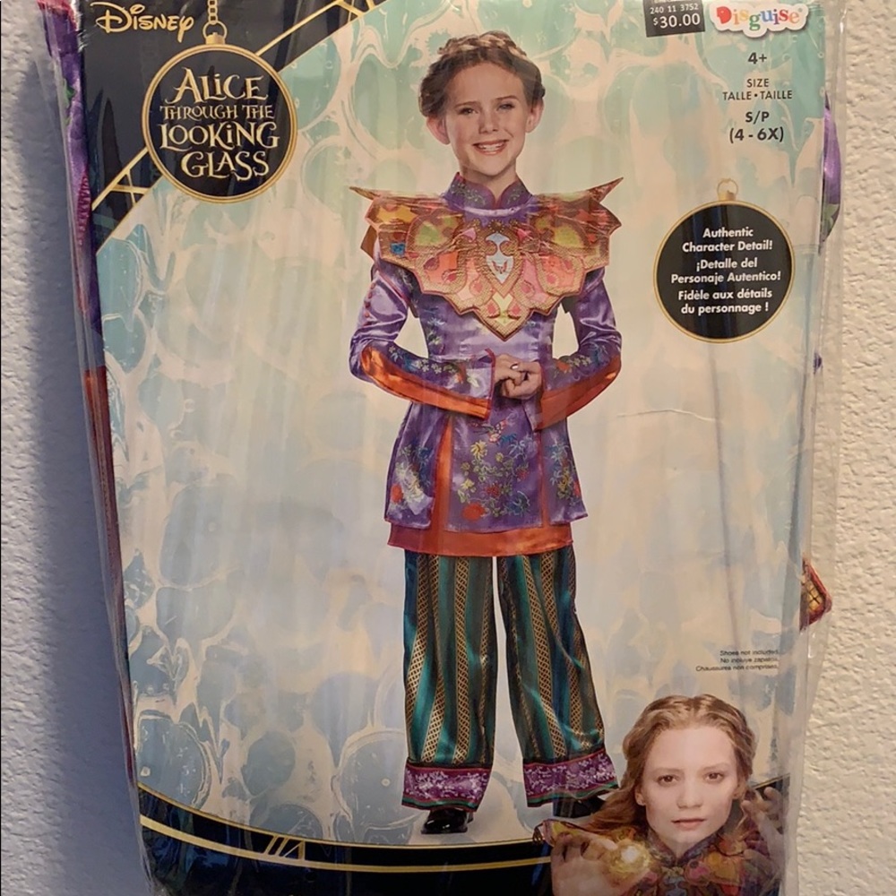 Alice through the looking glass costume kids-small